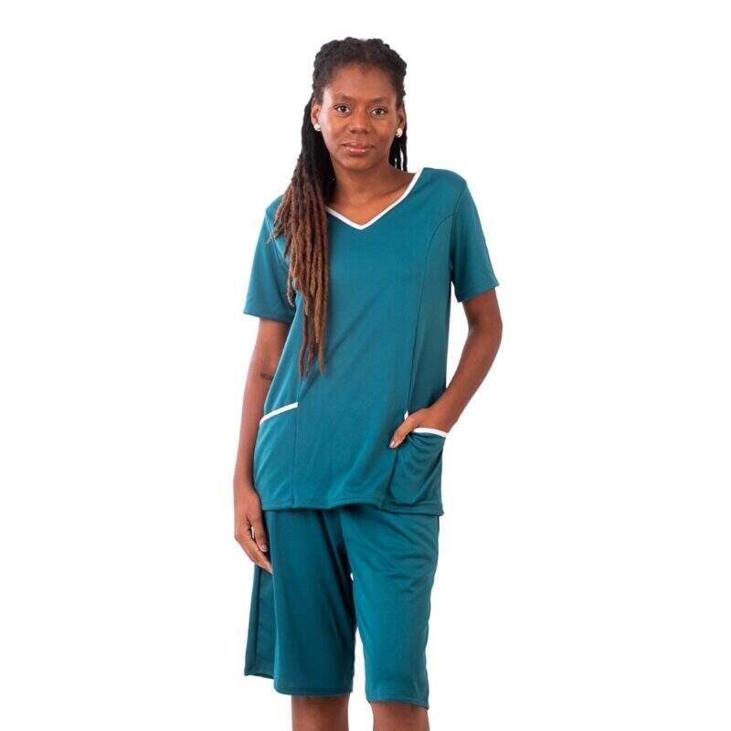Conjunto de blusa e bermuda Uniforme - Imagem 3